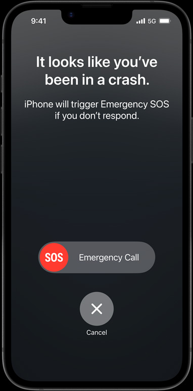 iPhone 16e menampilkan fitur konektivitas, seperti Pesan via Satelit, Lacak, Bantuan Tepi Jalan, dan Darurat SOS.