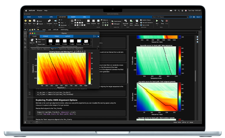 Science, technology, engineering, and math apps displayed on a MacBook and an iPad, with an Apple Pencil Pro beside the iPad.