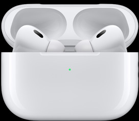 علبة شحن بداخلها AirPods Pro 2