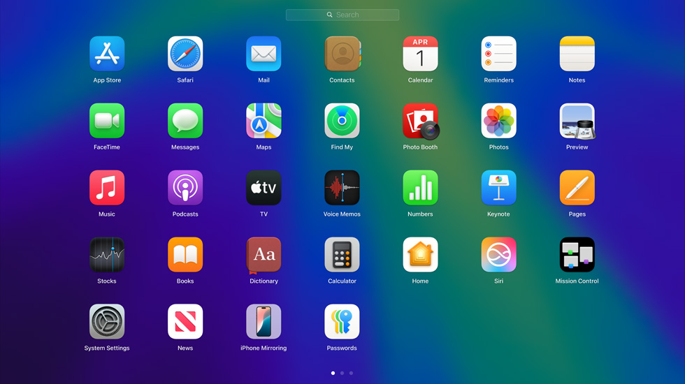 Diverses icônes d’apps affichées à l’écran sous forme de grille.