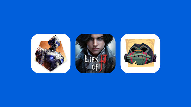 Logo aplikasi untuk ELEX II, Lies of P, dan Return to Monkey Island.
