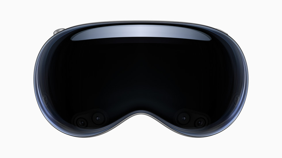 Apple Vision Proの前面。