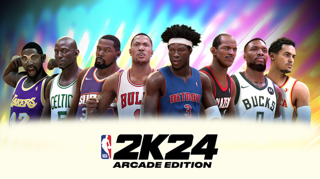 Et stillbillede fra NBA 2K24 Arcade Edition fra 2K Games.
