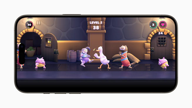 Et stillbillede fra Punch Kick Duck+ fra Shaun Coleman på iPhone 15 Pro.