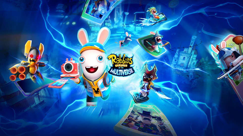 Et stillbillede fra Rabbids: Legends of the Multiverse fra Ubisoft.