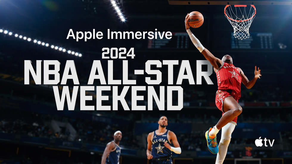 《2024 NBA All-Star Weekend》的主題海報。