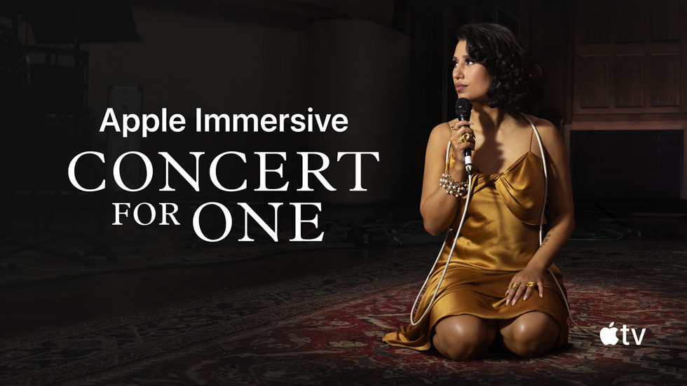 Grafika pro nadcházející zážitek „Concert for One“ od RAYE
