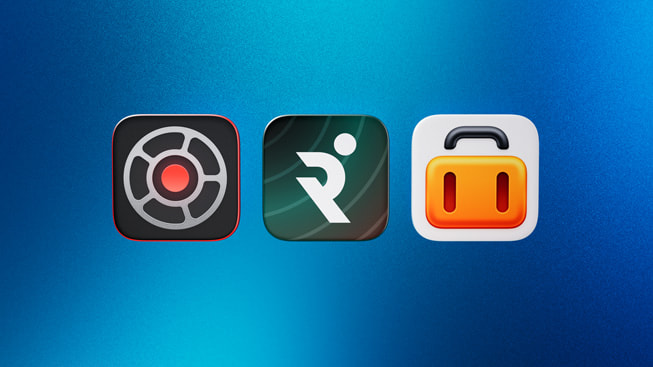 2024 Yılın iPhone Uygulaması finalistlerini temsil eden simgeler: Kino, Runna ve Tripsy.
