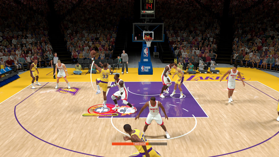Une image extraite du jeu NBA 2K24 Arcade Edition de 2K.