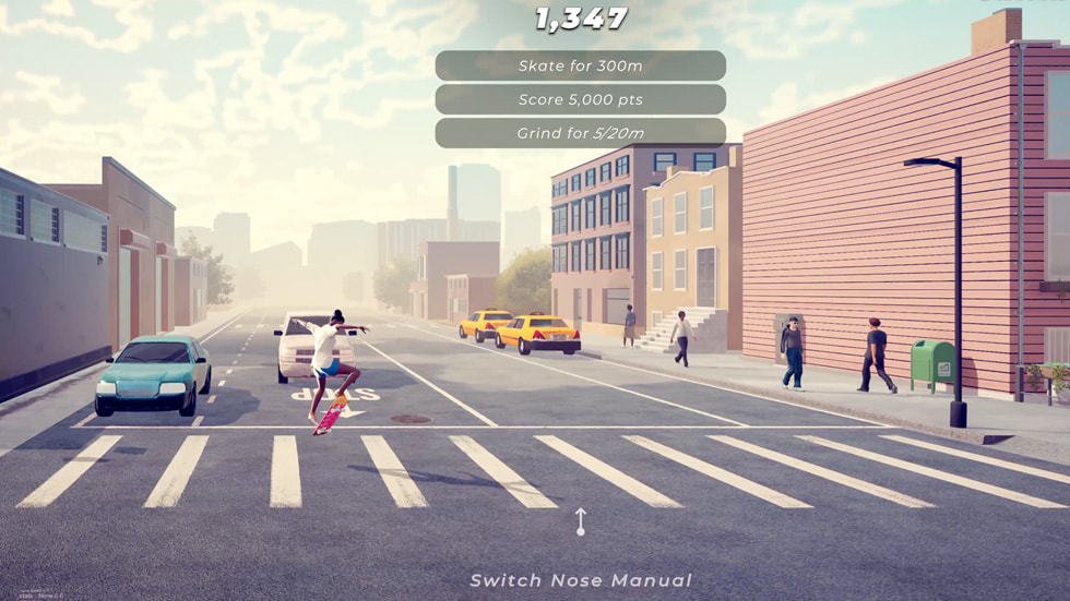 Une image extraite de Skate City: New York d’Agens et Snowman.
