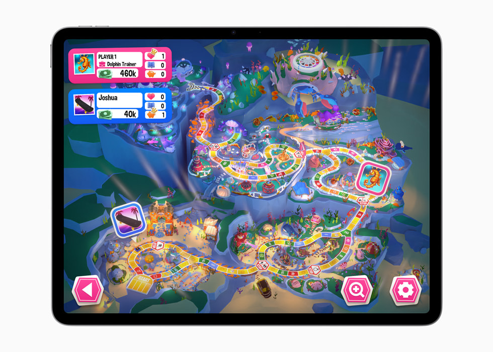 Une image extraite du jeu The Game of Life 2+ de Marmalade Game Studio. Affichée sur un iPad Air.