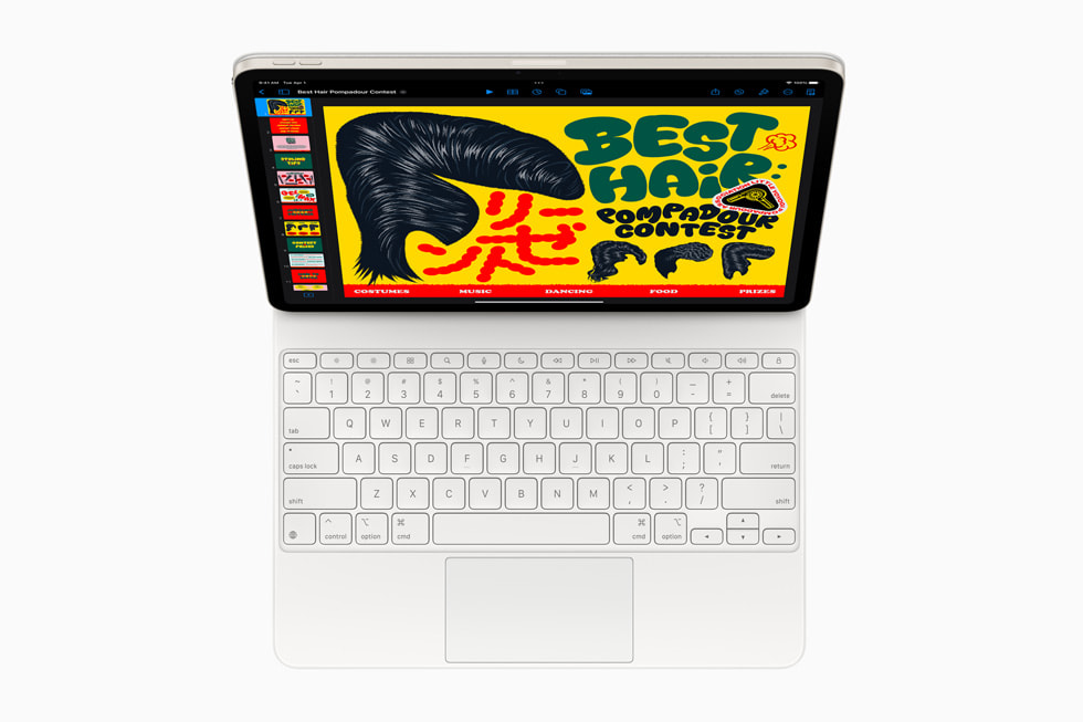 واجهة لوحة مفاتيح ماجيك لجهاز iPad Air‏ الجديدة كلياً.