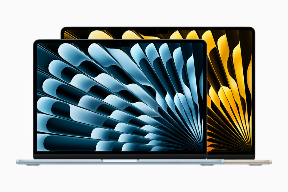 MacBook Air مقاس 13 إنش و15 إنش.