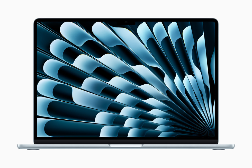 صورة واضحة لجهاز MacBook Air.