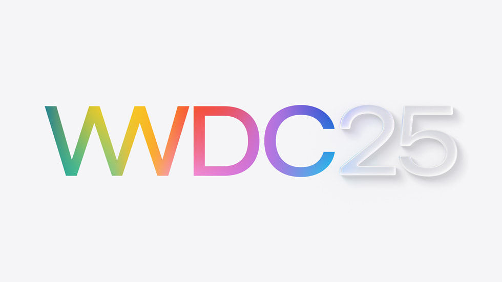 Textová grafika pro Apple Worldwide Developers Conference 2025