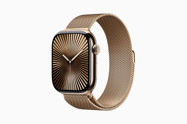 Widać Apple Watch.