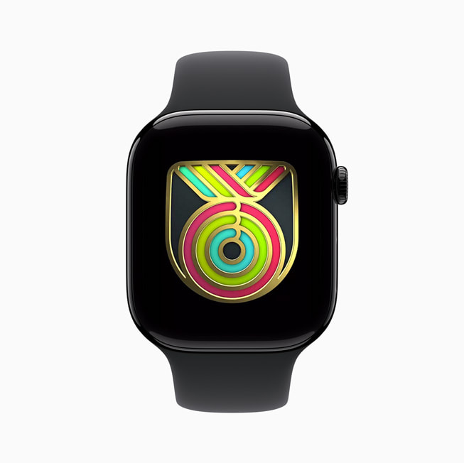Hodinky Apple Watch s ilustrovanou ikonou medaile