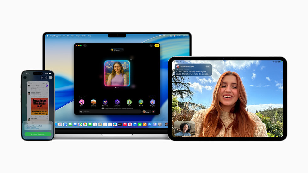 กลุ่มผลิตภัณฑ์ล่าสุดของ Apple แสดงคุณสมบัติใหม่ๆ ของ Apple Intelligence