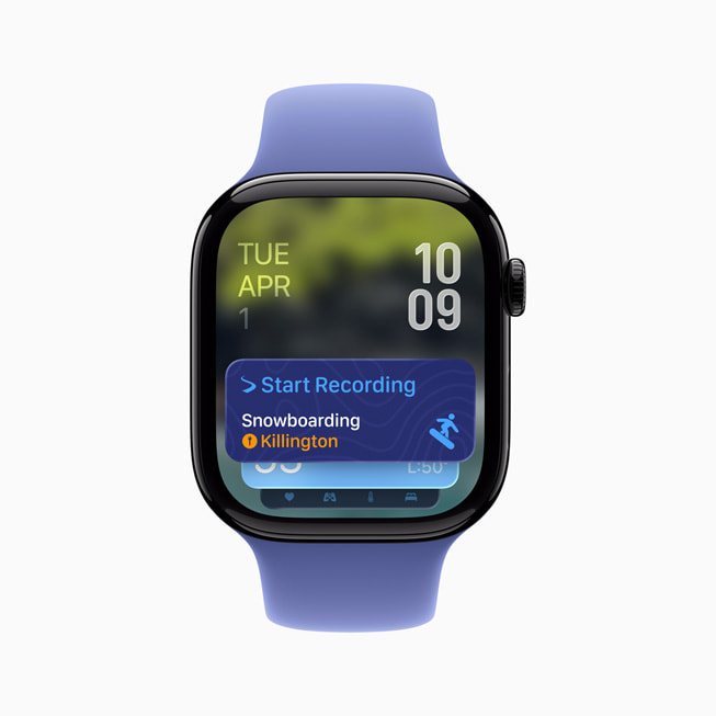 Un Apple Watch che mostra la Raccolta smart.