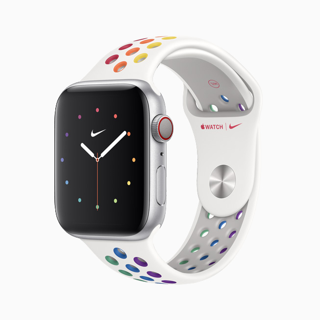 Apple Watch Nike Spor Kordon ve kadranı Pride için yeniden tasarlandı.