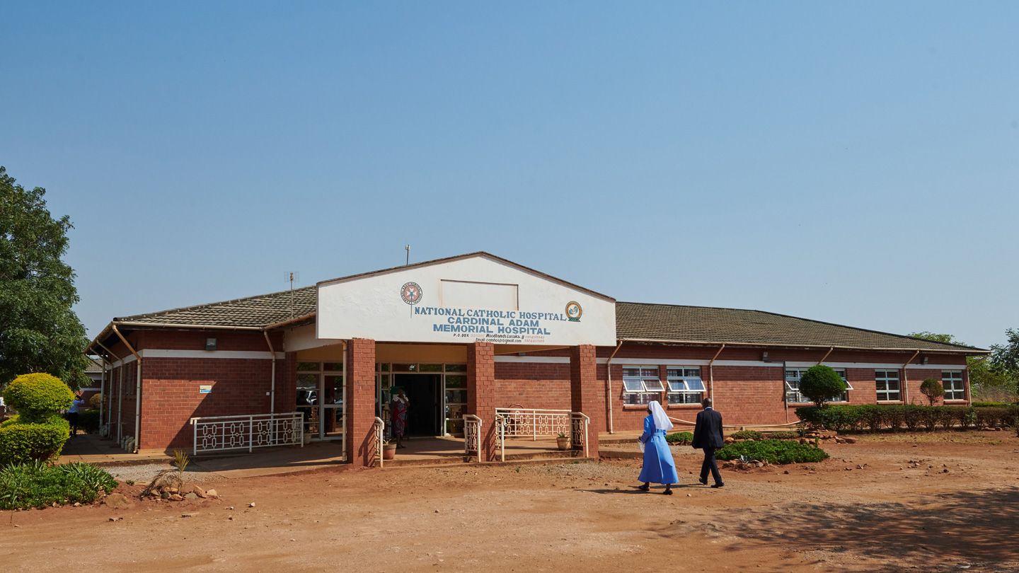 Zambiya, Lusaka’da Cardinal Adam Memorial Hastanesi.