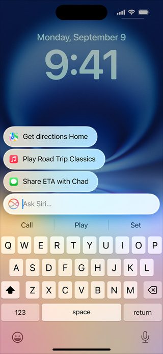 iPhone afișează funcția Siri reproiectată și posibilitatea de a-i scrie lui Siri.